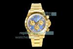 Swiss Replica Rolex Daytona Yellow Gold Mother Of Pearl Dial JH Factory 4130 Watch